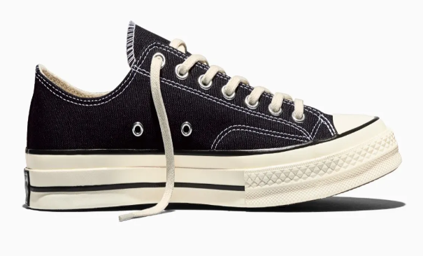 CONVERSE CHUCK 70 CLASSIC LOW SNEAKER - BLACK