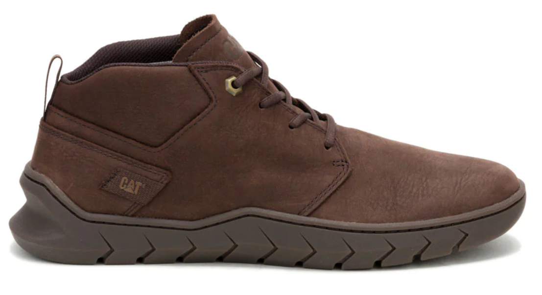 CAT FLEXION MID LEATHER BOOT - JAVA BROWN