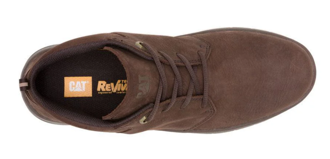 CAT FLEXION MID LEATHER BOOT - JAVA BROWN