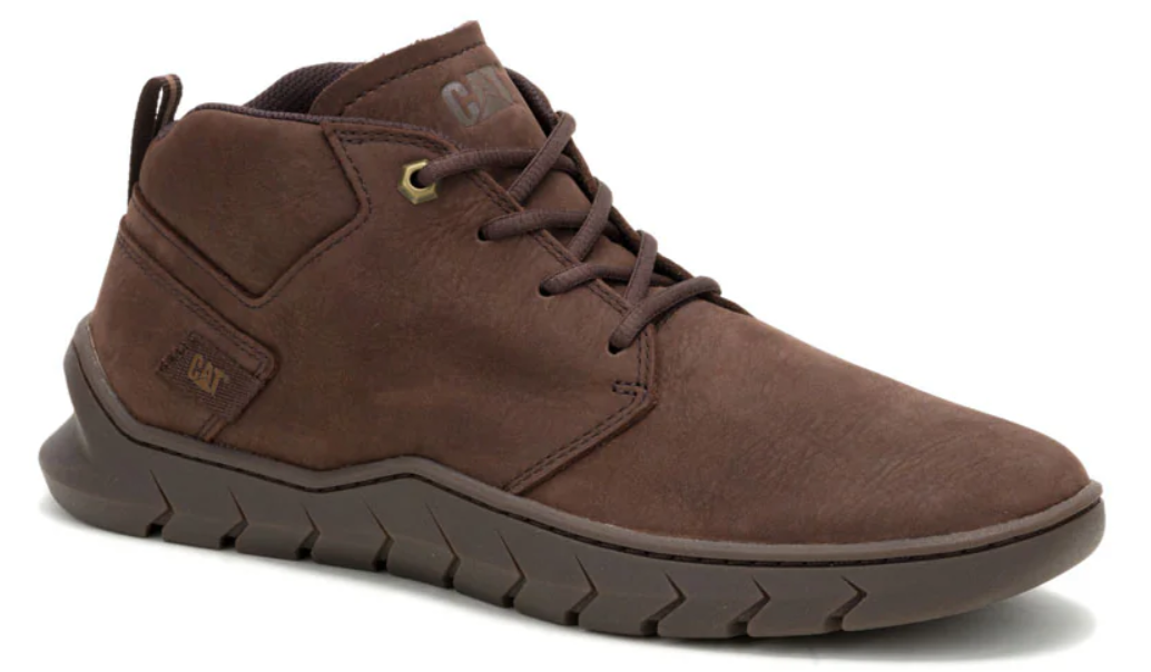 CAT FLEXION MID LEATHER BOOT - JAVA BROWN