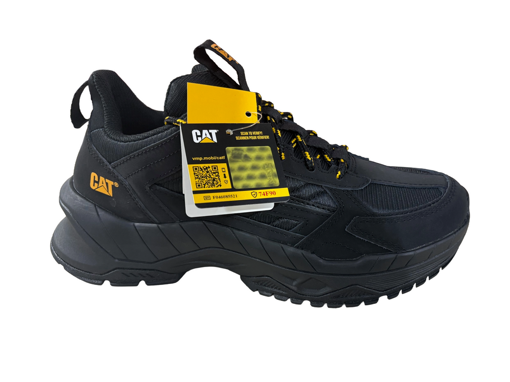 CATERPILLAR AMPERAGE SNEAKER - BLACK/YELLOW