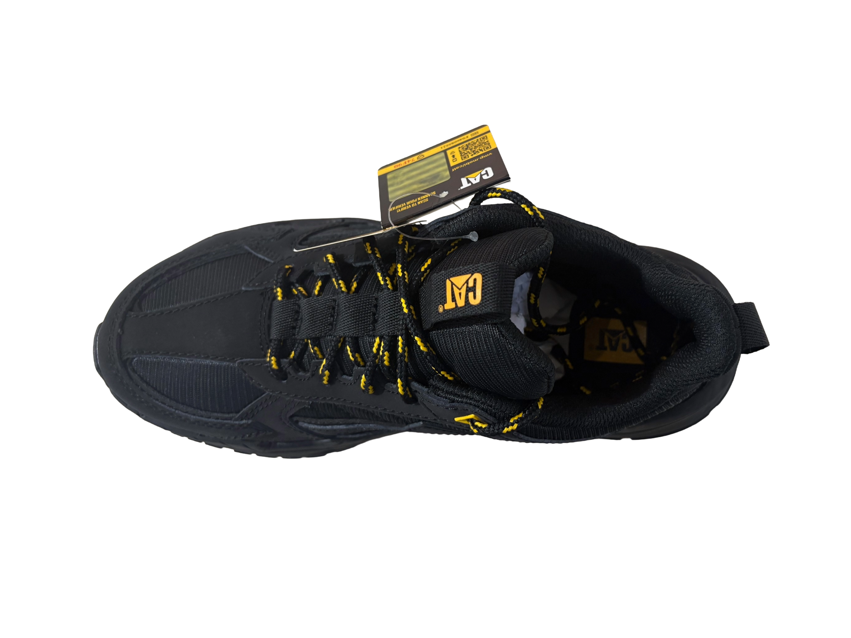 CATERPILLAR AMPERAGE SNEAKER - BLACK/YELLOW