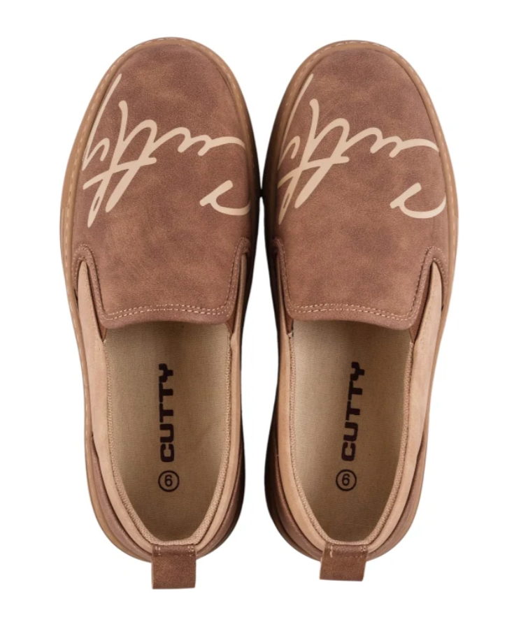 CUTTY GRANBY SLIP ON SHOE - TAUPE