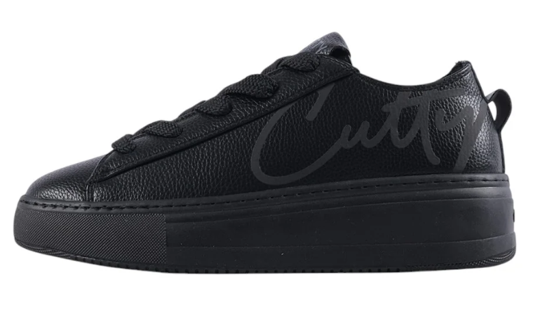 CUTTY TAMPA LOW SNEAKERS - BLACK LEATHER