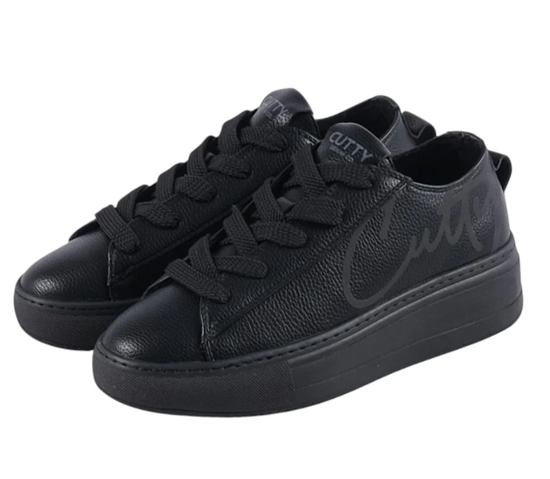 CUTTY TAMPA LOW SNEAKERS - BLACK LEATHER