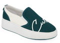 CUTTY GRANBY SLIP ON SHOE - GREEN
