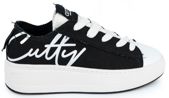 CUTTY TAMPA LOW SNEAKERS - BLACK CANVAS