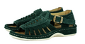 OMEGA MADRID SUEDE SANDAL - FOREST GREEN