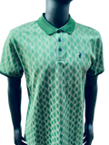 POLO GEOMETRIC MECERISED GOLFER - GREEN