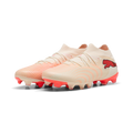 PUMA FUTURE 9 MATCH FG/AG SOCCER BOOTS - ALMOND/RED