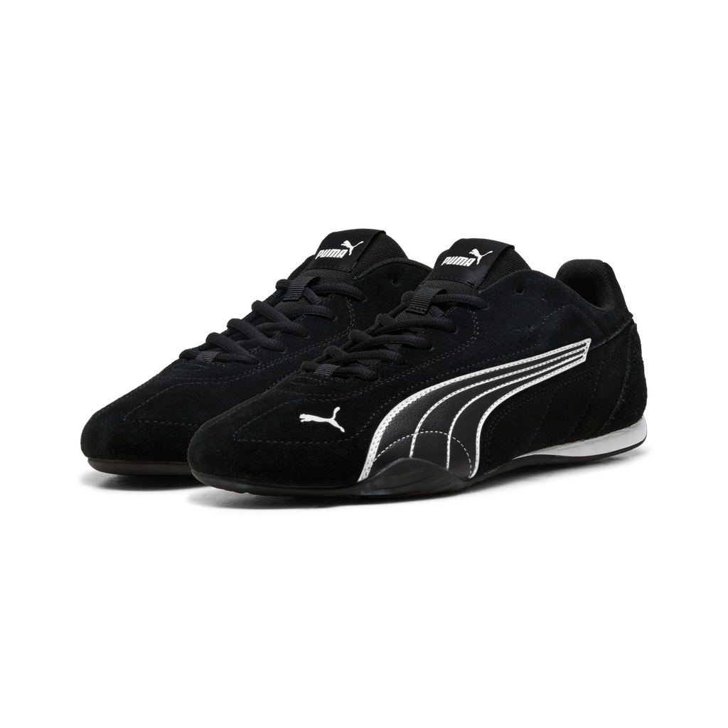 PUMA CATCH SUEDE SNEAKER - BLACK
