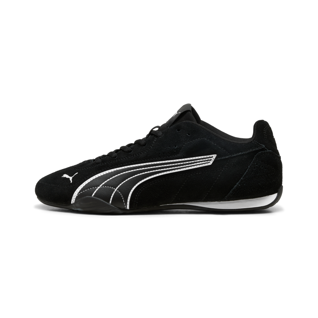 PUMA CATCH SUEDE SNEAKER - BLACK