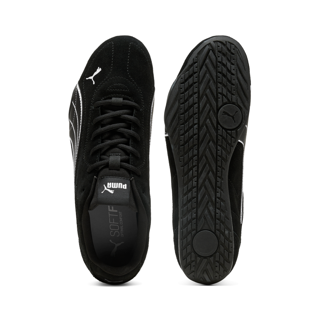 PUMA CATCH SUEDE SNEAKER - BLACK