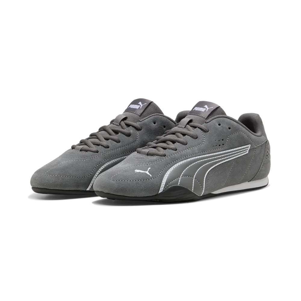 PUMA CATCH SUEDE SNEAKER - CHARCOAL