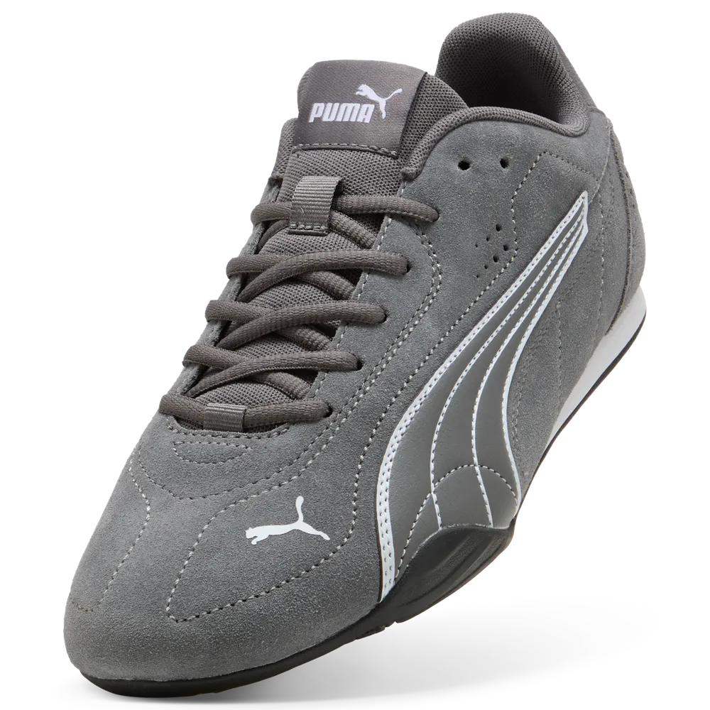 PUMA CATCH SUEDE SNEAKER - CHARCOAL