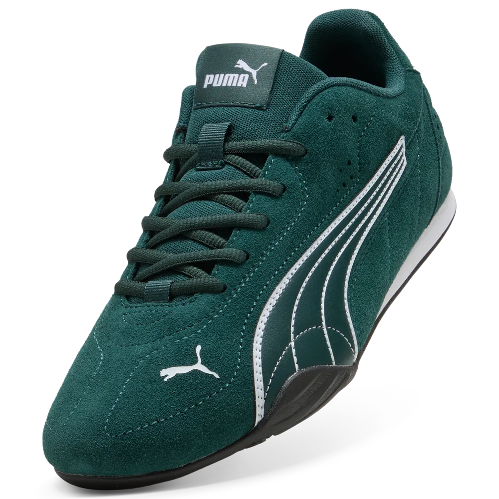 PUMA CATCH SUEDE SNEAKER - GREEN