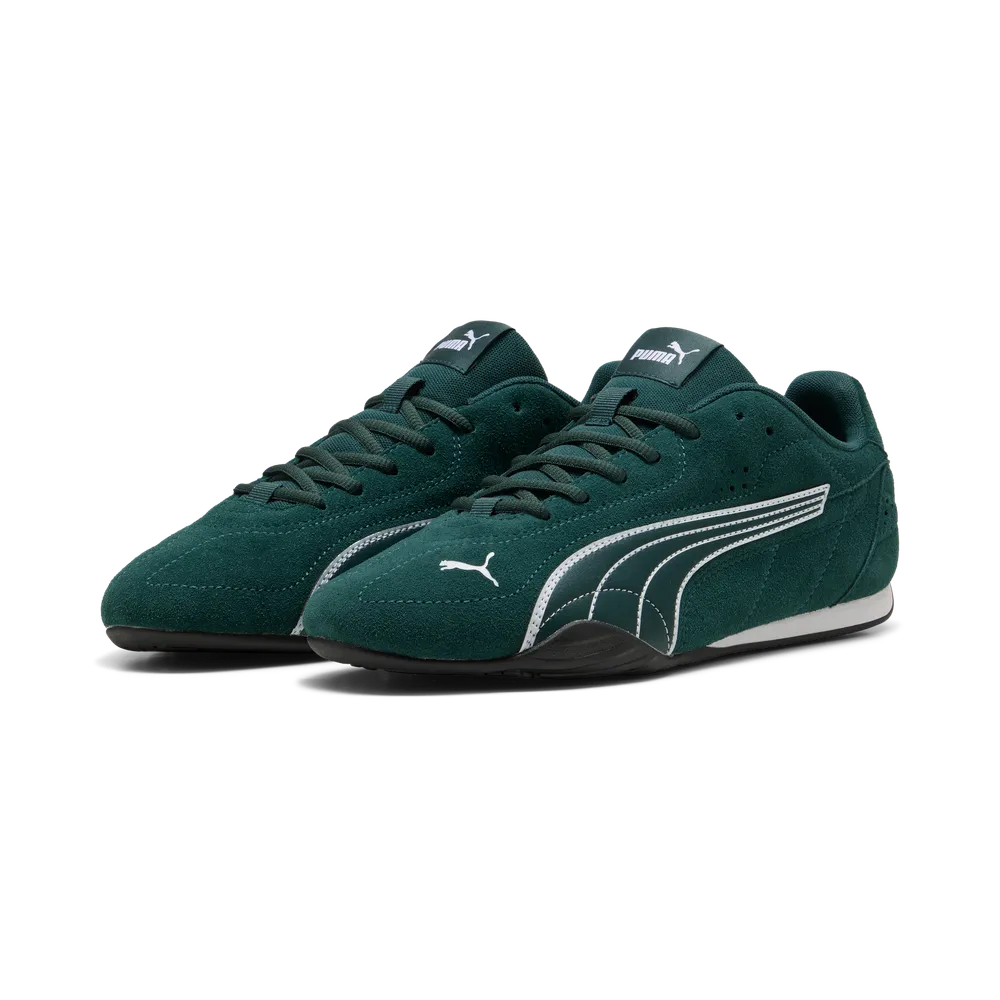 PUMA CATCH SUEDE SNEAKER - GREEN