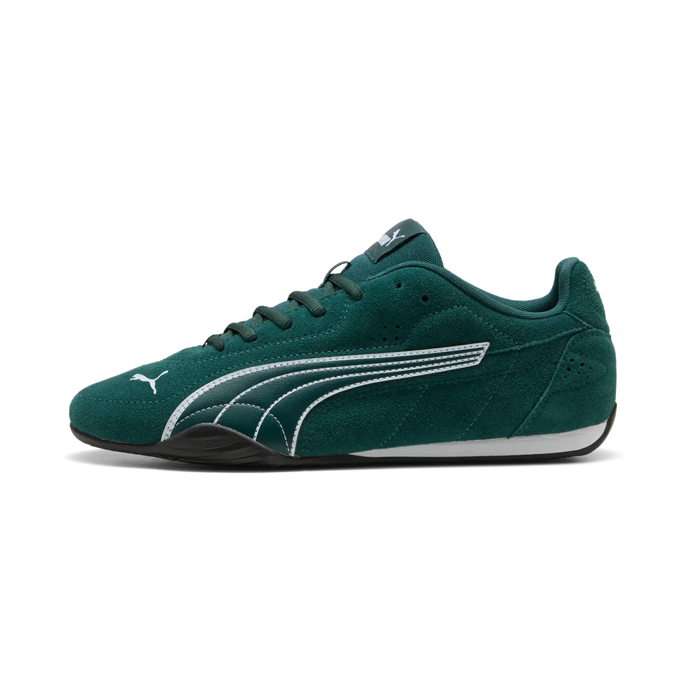 PUMA CATCH SUEDE SNEAKER - GREEN